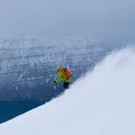 Jonathan H skiing